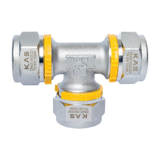 KAS Tee Fittings for Flexible Gas Hose